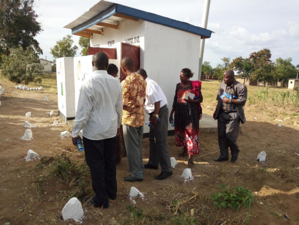 Official opening of the newly constructed latrines