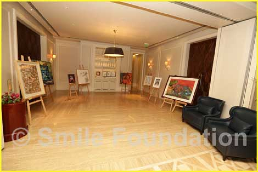 Artwork by eminent women artists on display during the event