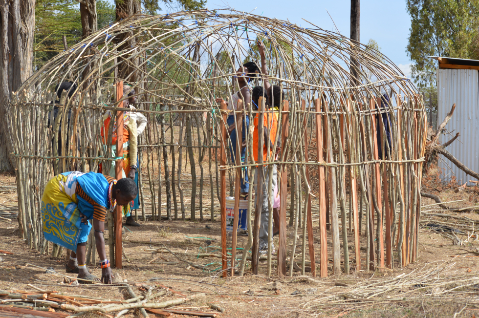 Construction of a Manyatta to host guests at KES 2000 per day