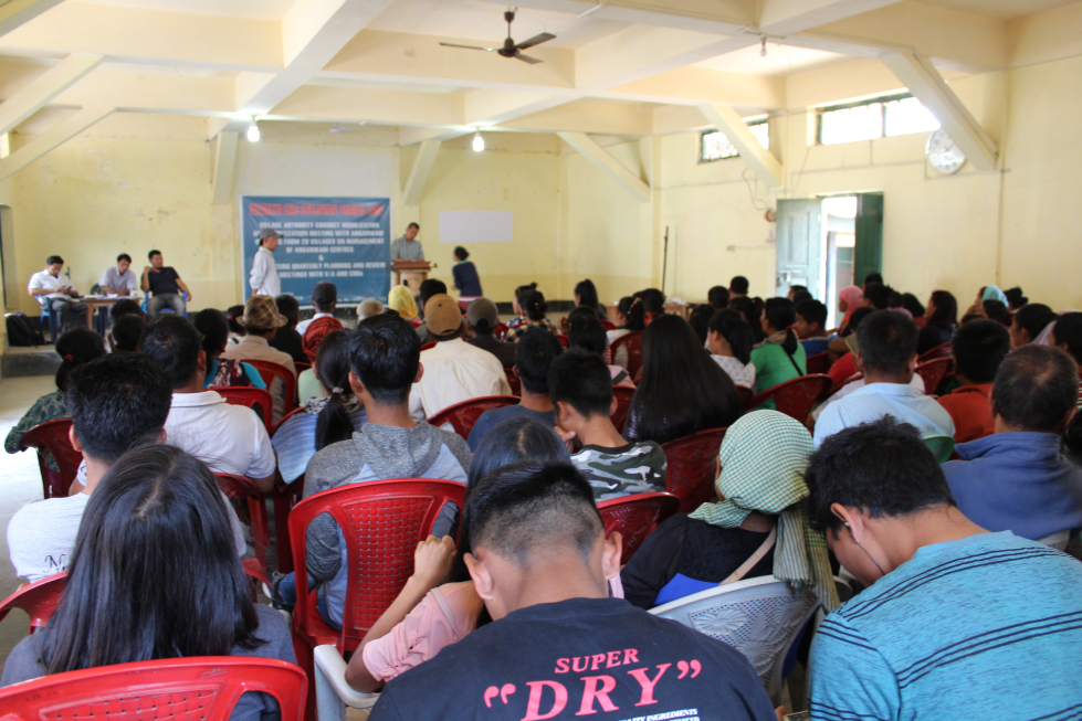 Meeting with community leaders and youth groups