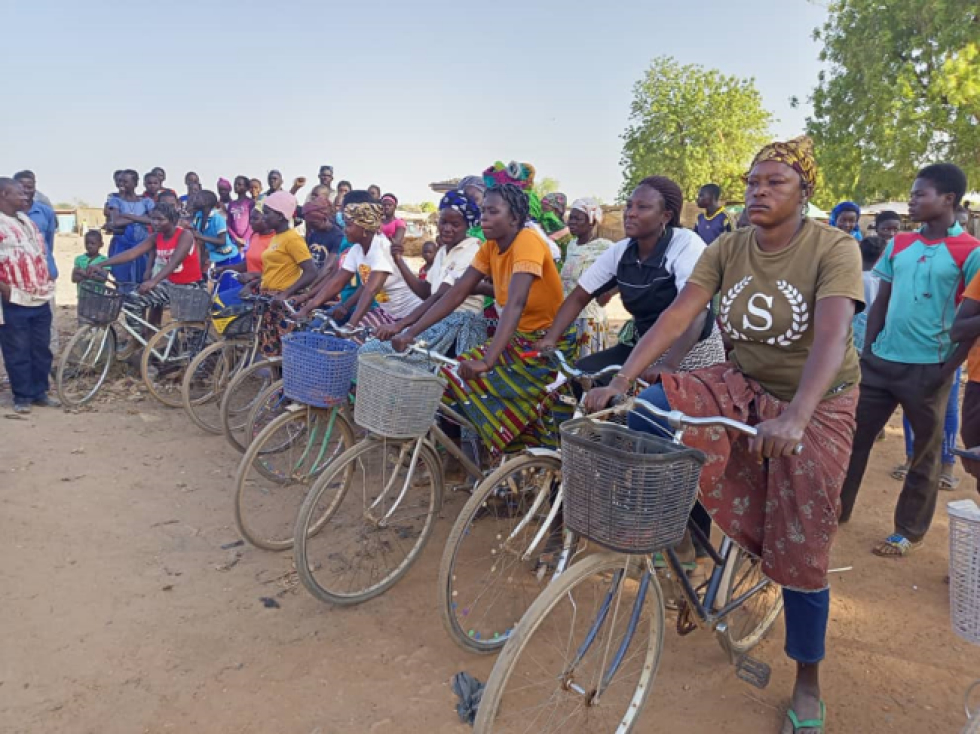 Course cycliste avec des primes