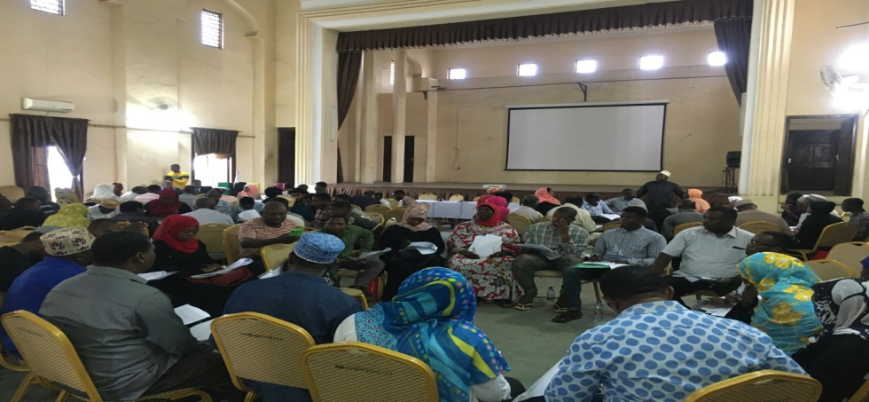 NGOs discussing the Zanzibar NGO Draft Bill Act