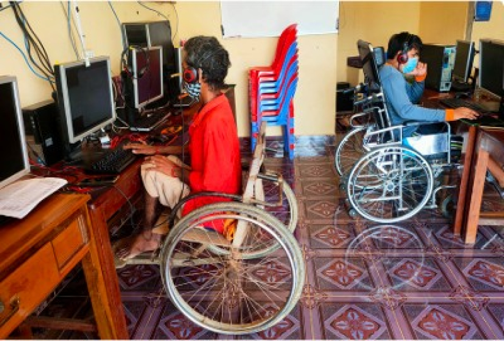 Vocational training in Photocopy Printing is also accessible