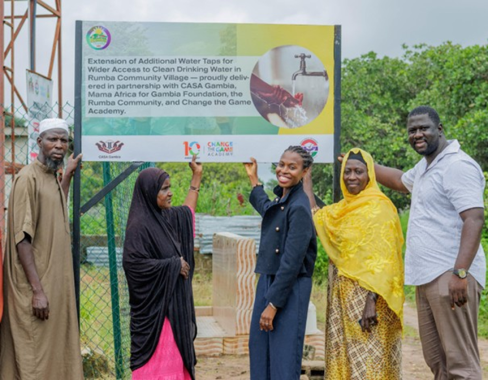 The handover ceremony captured the feeling of partnership and community ownership